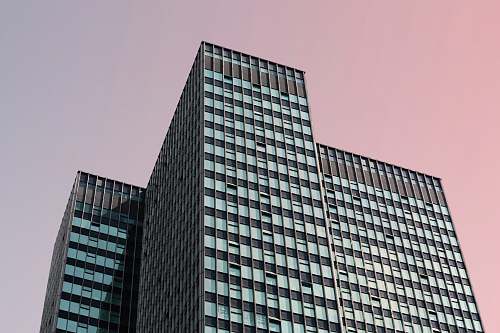 office building high building urban